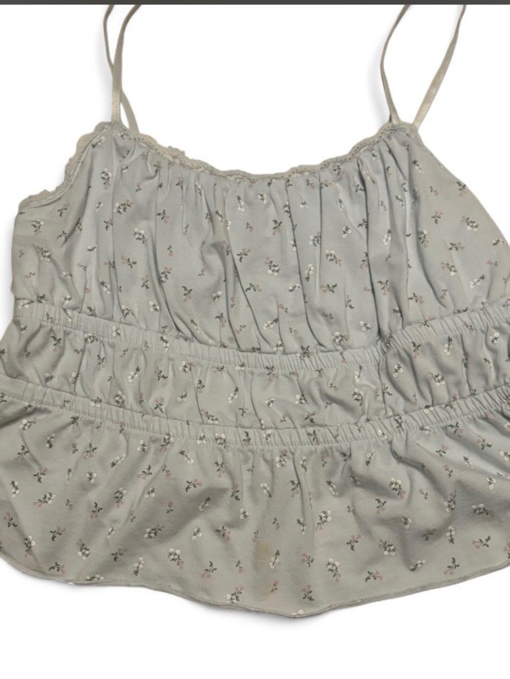 Cotton On Sage Floral Spaghetti Strap Camisole